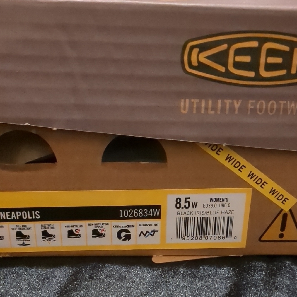Keen Women's Black and Blue Shoes